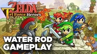 The Legend of Zelda: TriForce Heroes - Water Rod Gameplay