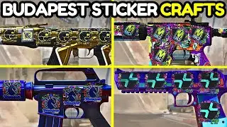 BEST BUDGET Budapest Major Sticker Combos (CHEAP CS2 Sticker Crafts