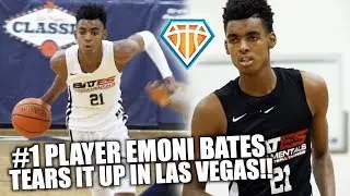 #1 PLAYER EMONI BATES TEARS IT UP IN LAS VEGAS!! | 'Baby KD' is NO BABY on the Hardwood