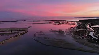 [4k 60fps]Ria de Alvor l Portugal DJI / SUNSET