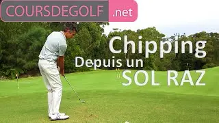 Video cours de golf Chipping sur sol ras par Renaud Poupard