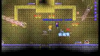 terraria golden temple custom map part 3 with waffles