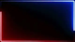 Neon Screen Border Effect | Free Copyright Neon Frame Background