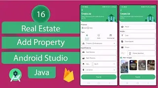 Real Estate App | 16 Add Property | Android Studio | Java