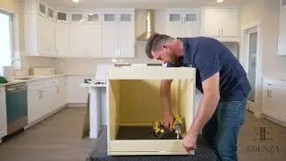 Assembling Frameless Kitchen Cabinet/Slab Door Cabinet