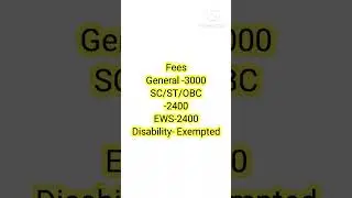 NORCET 8 Notification out aplication date