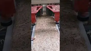 The production process of OSB #osb #particleboard #wood #timber #woodchipper