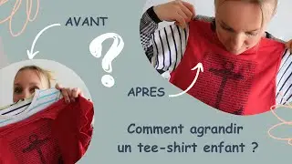 Comment transformer un tee-shirt enfant.