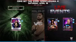 WWE 2K25 Come Get This Work: Wrestlemania 41 Saturday April 19