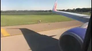 Southwest 737-700 takeoff Minneapolis MSP 