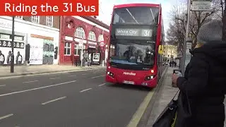 Riding the 31 bus from Chalk Farm to South Hampstead