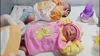 Preterm Twin Babies Day 2 in Good Condition | Discharged and Going Home With Mama & Papa