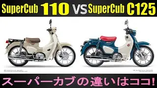 【SuperCub C125×SuperCub 110】メーカーのこだわりを詰め込んだ車両　ポジションや維持費など試乗インプレでは見えてこない違いを徹底比較
