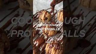 Cookie Dough Protein Balls 💯 The ultimate plant-based protein packed snack 🙌