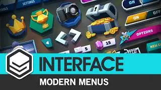 INTERFACE Modern Menus (Trailer) by #SyntyStudios