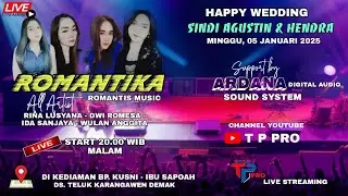 🔴 LIVE ROMANTIKA MUSIC '' WEDDING SINDI AGUSTIN & HENDRA 