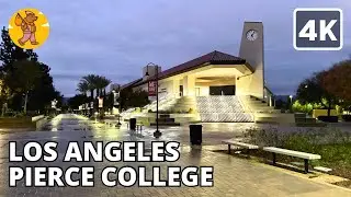Los Angeles Pierce College Walking Tour 2026 | 4K Ultra HD | 🔊 Binaural Sound | Woodland Hills CA