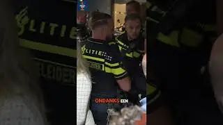 AZC Uithoorn: Demonstratie en onrustige  #shorts