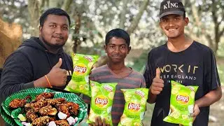 ಲೇಸ್ 🫓 ಚಿಕನ್ 🍗 | Lays Chicken | Village Style Lays Chicken Recipe | Naati Style |