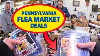 Pennsylvania Flea Market Sports Card & Memorabilia Finds; Cold Weather Doesn't Stop Me