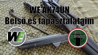 Bemutató: WE AK74UN, belső és tapasztalataim