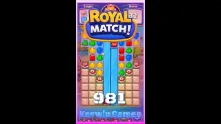 Royal Match Level 981 - No Boosters Gameplay