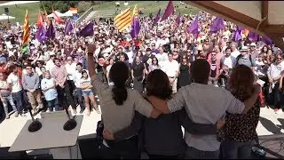 Pablo Iglesias: ¡Visca Catalunya lliure i sobirana!