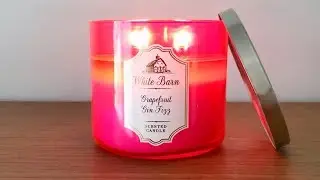 Grapefruit Gin Fizz  - Bath & Body Works Test Candle Review - Winter 2017