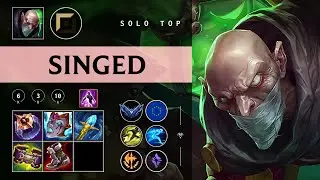 Singed Top vs Kled - EUW Diamond Patch 26.01