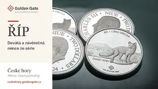 Stříbrná mince Říp 1 oz, proof ze série České hory