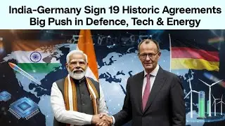 India-Germany Sign 19 Historic Agreements | Big Push in Defence, Tech & Energy