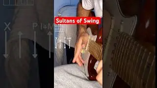 How to play rhythm Sultans of Swing - Dire Straits (Electric Guitar Lesson) 🎸🔥