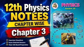 12th Physics Notes Chapter no. 3 | Maharashtra State Board#12th_Physics