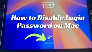 Disable Login Password On Mac