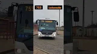 [ 753 ] ➡️ Luckenwalde, Krankenhaus mit SOR Vetter Verkehrsbetriebe GmbH in J&uuml;terbog, Bahnhof (VTF)