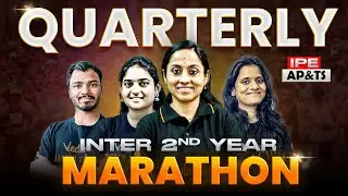 IPE 2026 AP TS | Quarterly Exams Revision Marathon | Inter 2nd Year