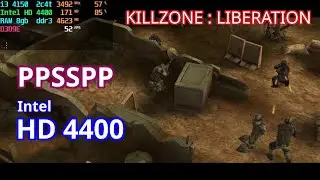 PPSSPP on Intel HD4400 (i3 4th gen) 8GB RAM - Killzone: Liberation PSP