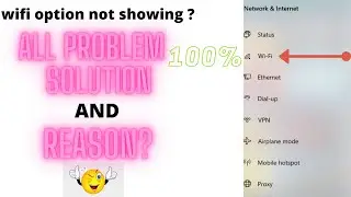 wifi option not showing on windows 10 || 100% guarantee fix || #wifiproblem​ #wifinotshowing​ #part2