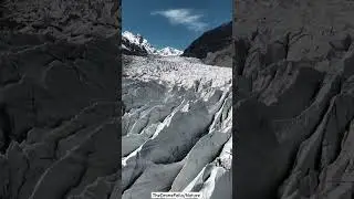 Passu glacier, unbelievable birdeye view #snow #glacier #travel #lake #nature #extremeweather
