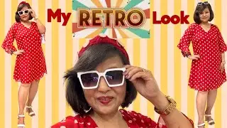 Dekhiye mera Retro  look 😄💃😍❤️|| Retro Theme Party || Bela Thapa 