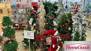 HOMEGOODS CHRISTMAS CLEARANCE CHRISTMAS DECORATIONS DECOR SHOP WITH ME SHOPPING STORE WALK THROUGH