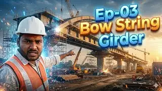 Ep:03 Bow String Girder Construction  Bottom View at Nakaha