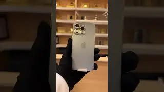iPhone 15 Pro Max Gold Plated  24kt #goldiphone #iphone15promax #15pro #unboxing #dubai #gold