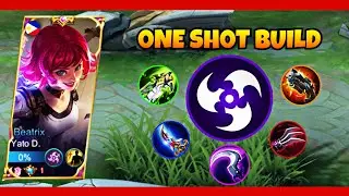 NEW BEATRIX FULL PENETRATION OVERPOWERED BUILD!! 🔥(ONE SHOT?!) | BEST BUILD 2023 | BEATRIX MLBB