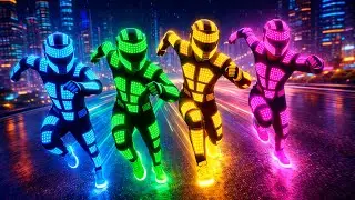 SHUFFLE BATTLE 😎🔥 WHO IS BEST DANCER 😳🔥 NEON MODE TUZELITY SHUFFLE ⭐