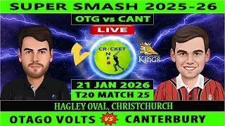 Canterbury Kings vs Otago Volts | OTG vs CANT Live | 25th Match of Super Smash 2025-26 | CANT vs OTG