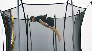 Trampoline Tricks -  Back Drop, Back Over Jump
