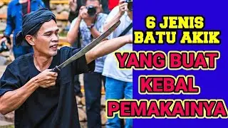 6 JENIS BATU AKIK YANG BISA MEMBUAT PEMAKAINYA KEBAL SENJATA‼️