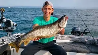 Deep Water Trolling For Lakers on Lake Huron!