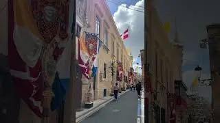🇲🇹 Backstreets of Rabat, Malta | Fiesta Atmosphere & Local Vibes #travel #malta #rabat #fiesta